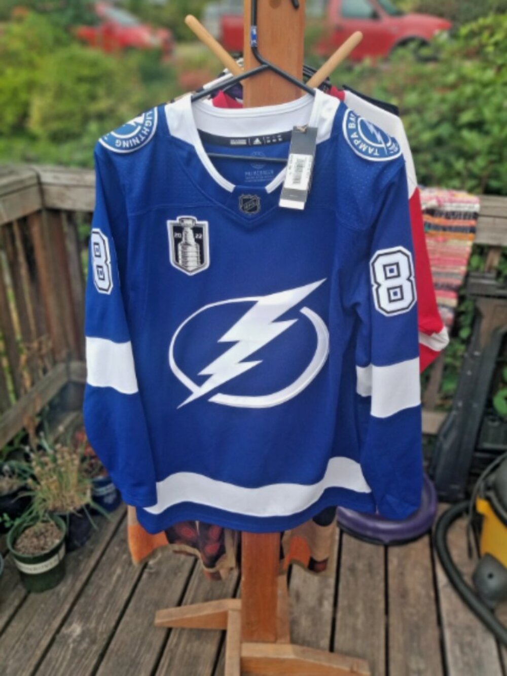 Andrei Vasilevskiy Tampa Bay Lightning Blue Home Jersey 2022 Stanley Cup (50)